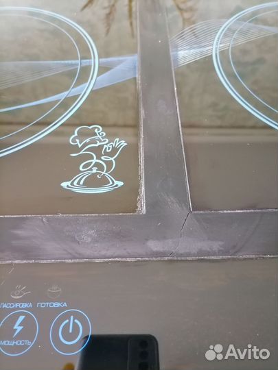 Индукционная плита 2 конфорки настольная