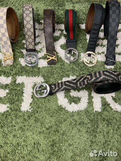 Ремень Gucci Interlocking GG Supreme Caleido