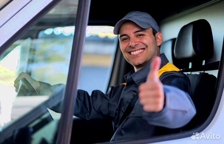 Водитель на газель