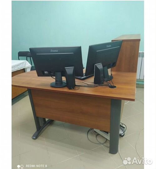 Стол компьютерный угловой письменный офисный 2 шт