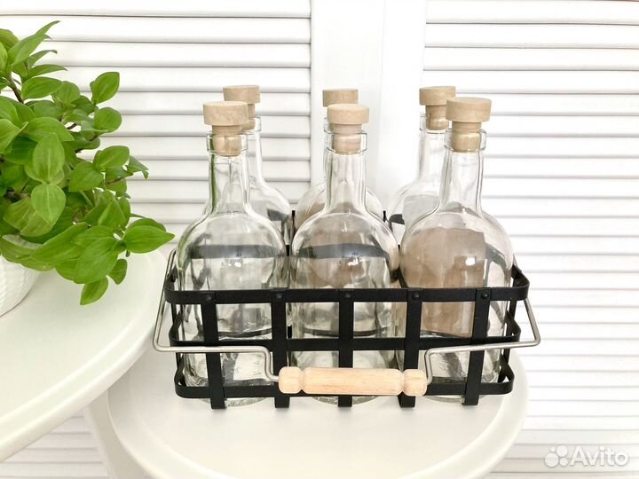 Бутылки стекло 0.5 с пробкой