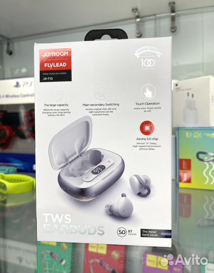 Беспроводные наушники JoyRoom JR-T10