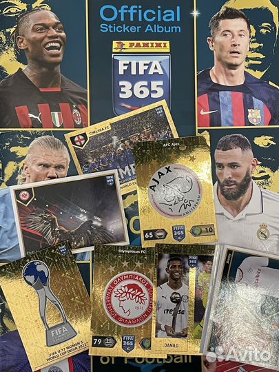 Наклейки panini FIFA 365 2023, 2024