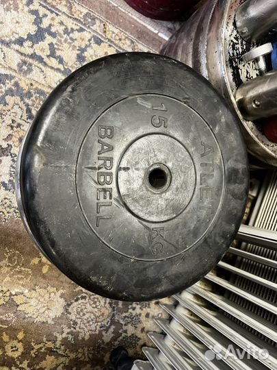 Спортивные блины kettler, barbell