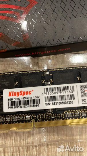 DDR3 для ноутбука 2 2 Gb, 4Gb, 8Gb