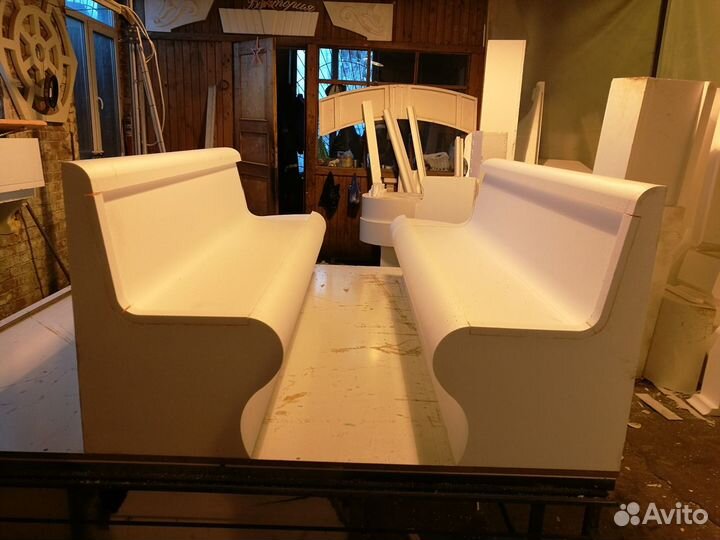 Мебель в хамам. Потолок, скамьи, лежаки для хамама