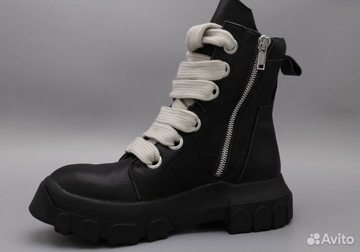 Rick Owens Bozo tractor Boots