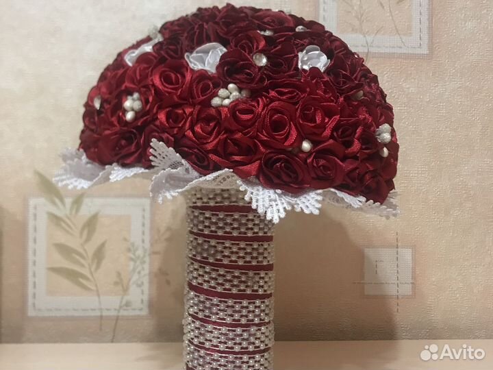 Букет из атласных лент