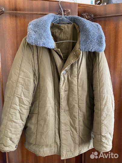 Телогрейка солдатская ватник 46 бушлат