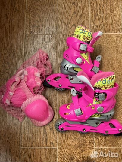 Роликовые коньки детские раздвижные