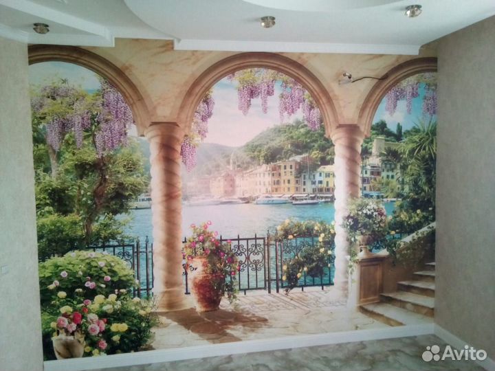 Фотообои и фрески. Изготовление, монтаж