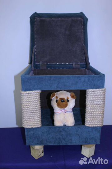 Домик-пуфик для кошки