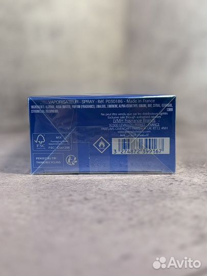 Givenchy pour homme Blue label edt 100мл