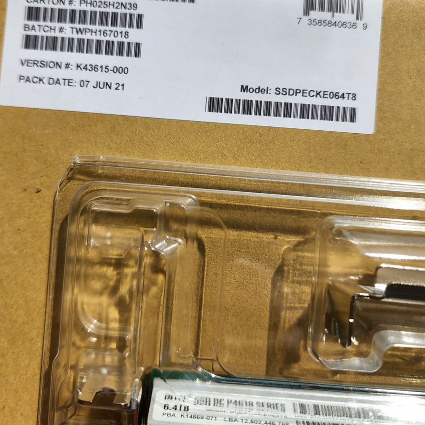 [SSDPF2KE064T1N1] Intel Ssd P4618 6.4тб Gen3 X8 Ssdpf2ke064t1n1