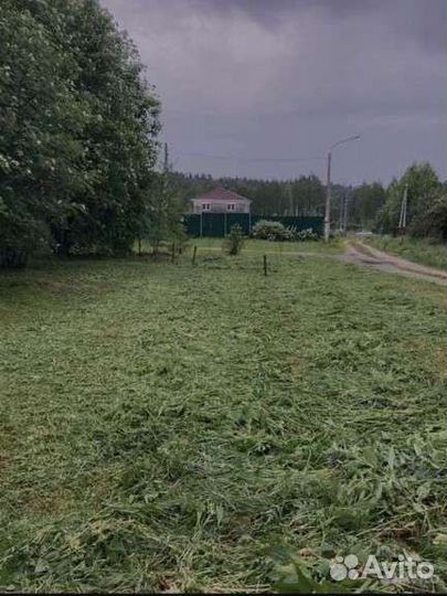 Покос травы,спил деревьев