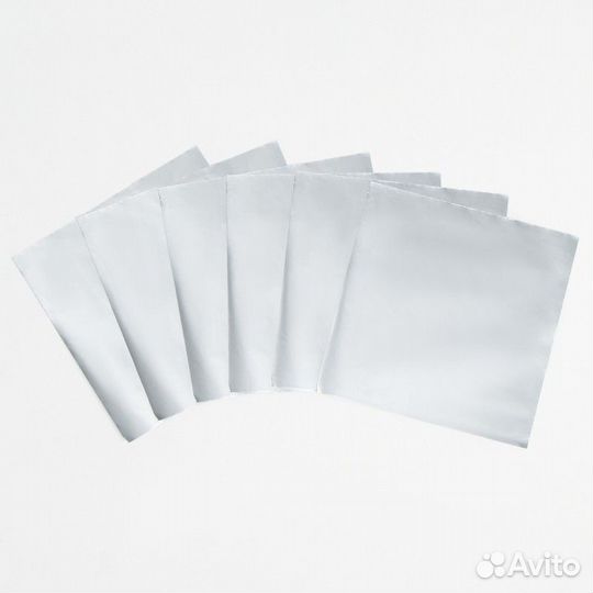 Фольга для конфет, серебряная, 100 шт