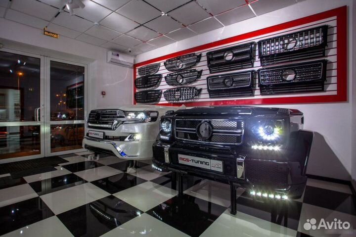 Дхо хром в очки Mercedes Benz G-class w463 AMG