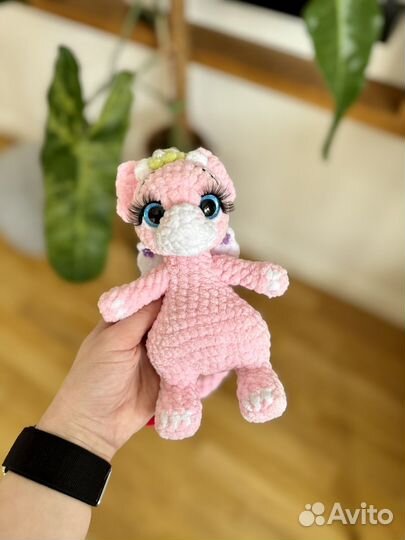 Дракоша вязаная игрушка