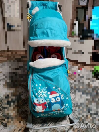 Санки коляска ника