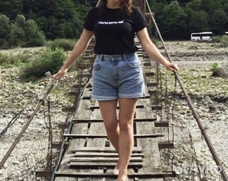 Джинсовые шорты pullbear с высокой посадкой