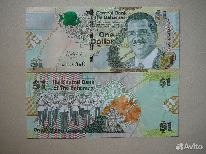 Камерун. Багамские острова.1/2 доллара и 1 доллар