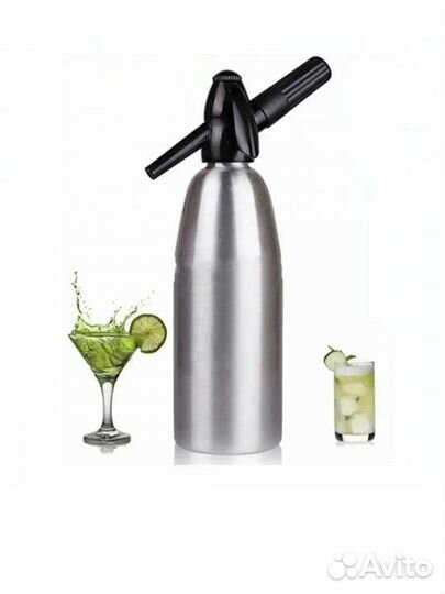 Сифон для газирования воды 1 литр баллоны 10шт