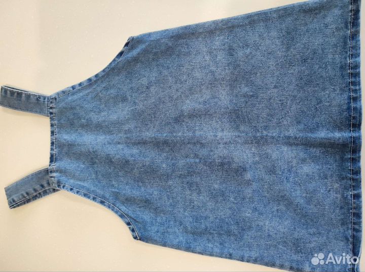 Джинсовый сарафан для девочки 92