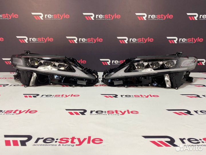 Фары Toyota Camry 70 Стиль Lexus