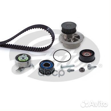 Комплект: водяной насос и ремень зубчатый KP154