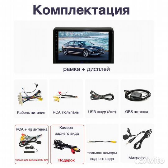 Topway Hyundai Sonata 7 LTE CarPlay 4/32гб 8 ядер