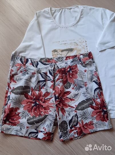 Шорты женские р-р 48, Лён, новые