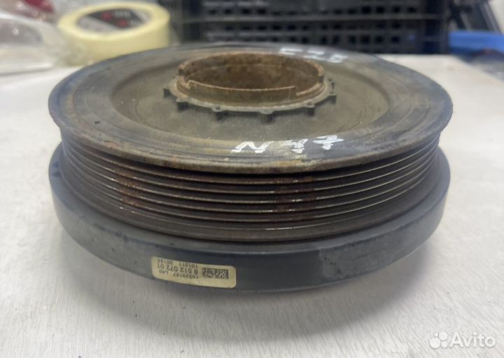 Шкив коленвала бмв х3 ф25 n47