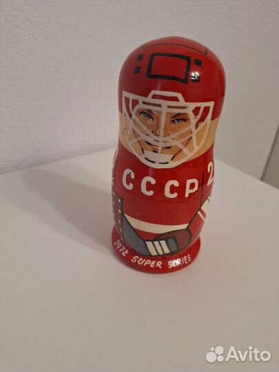 Матрешка коллекционная хоккей Суперсерия 1972