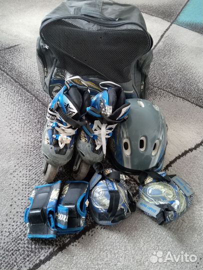 Детские ролики и защита