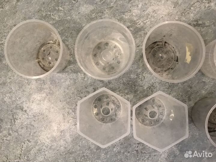 Горшки для орхидей лотом 10шт+1шт