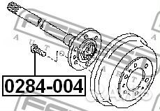 Шпилька колёсная