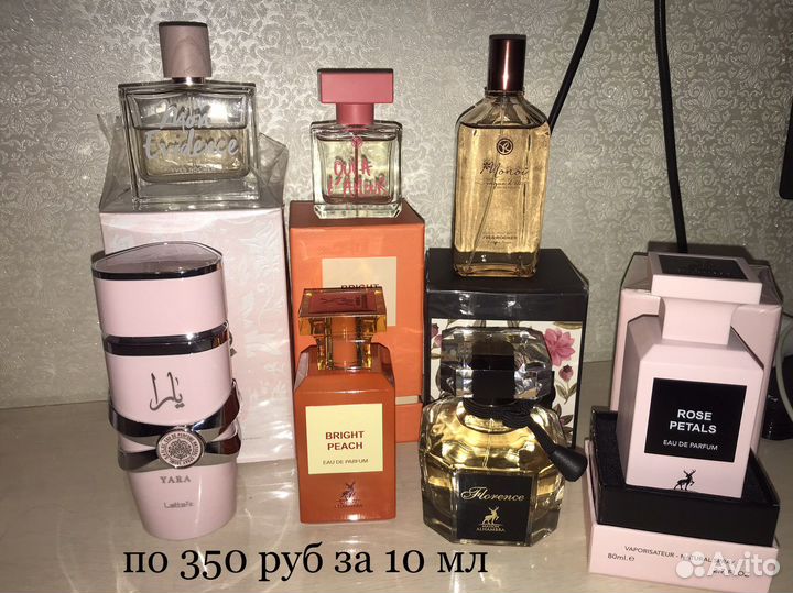 Отливанты парфюма