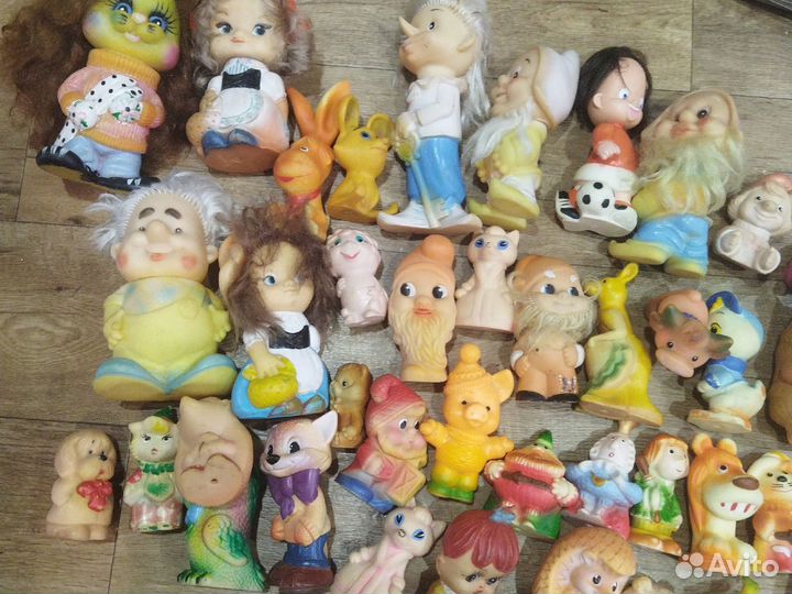 Резиновые игрушки СССР