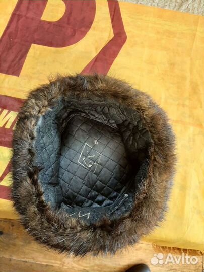 Шапка мужская ондатра