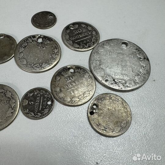 Серебряные царские монеты СССР одним лотом