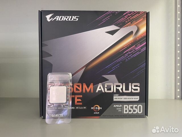 Комплект Ryzen 5 5600 + gigabyte B550M aorus elite купить в Санкт ...