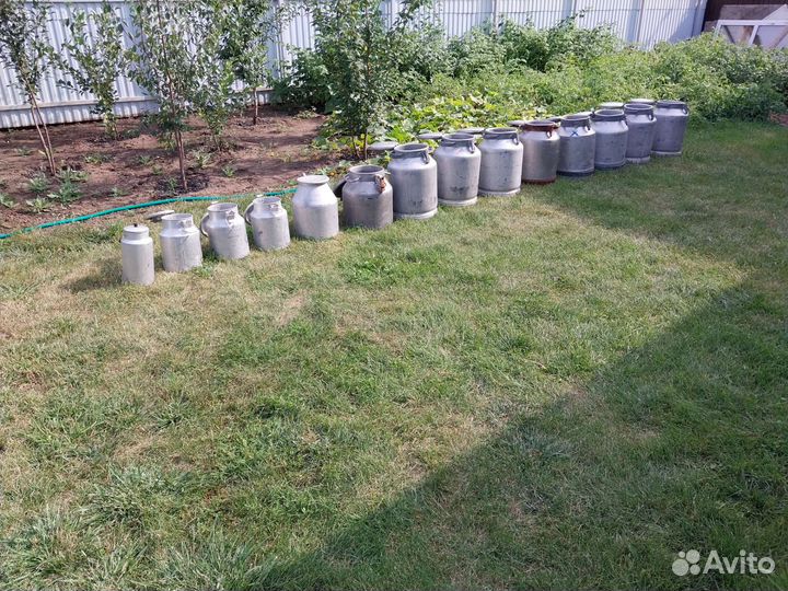 Фляга алюминиевая бу 40л, 20л, 10л, 5л