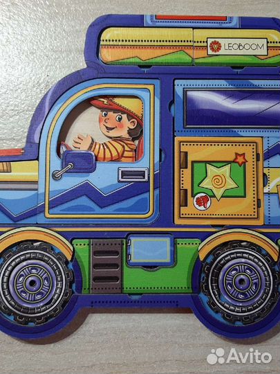 Многослойный пазл Джип