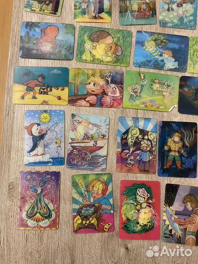 Стерео голографические календарики СССР