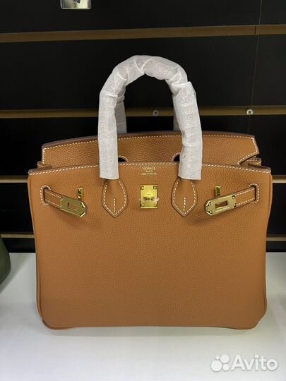 Сумка hermes birkin 25 натуральная кожа togo