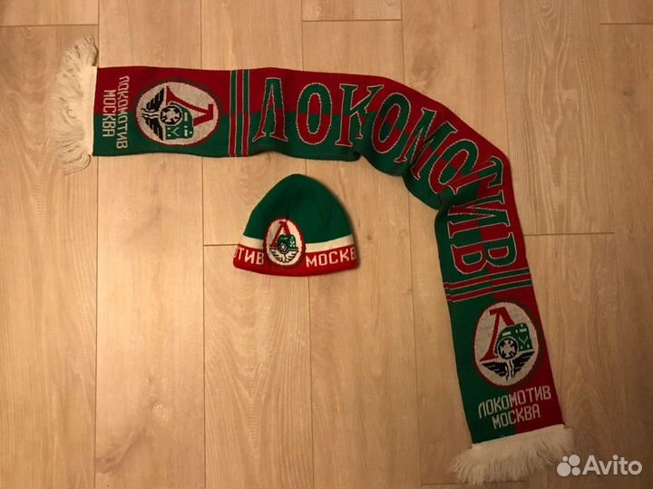 Шапка шарф фк Локомотив Москва