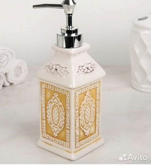 Дозатор для жидкого мыла керамический 320мл