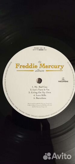 Виниловая пластинка Freddie Mercury The album Uk