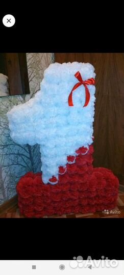 Объемные цифры буквы сердечки