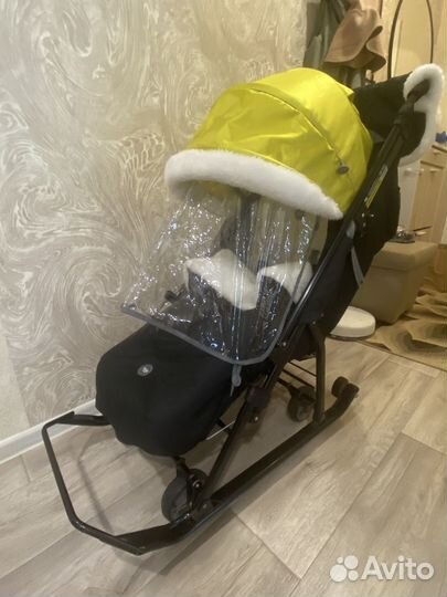 Детские санки-коляска Ника 7-5К